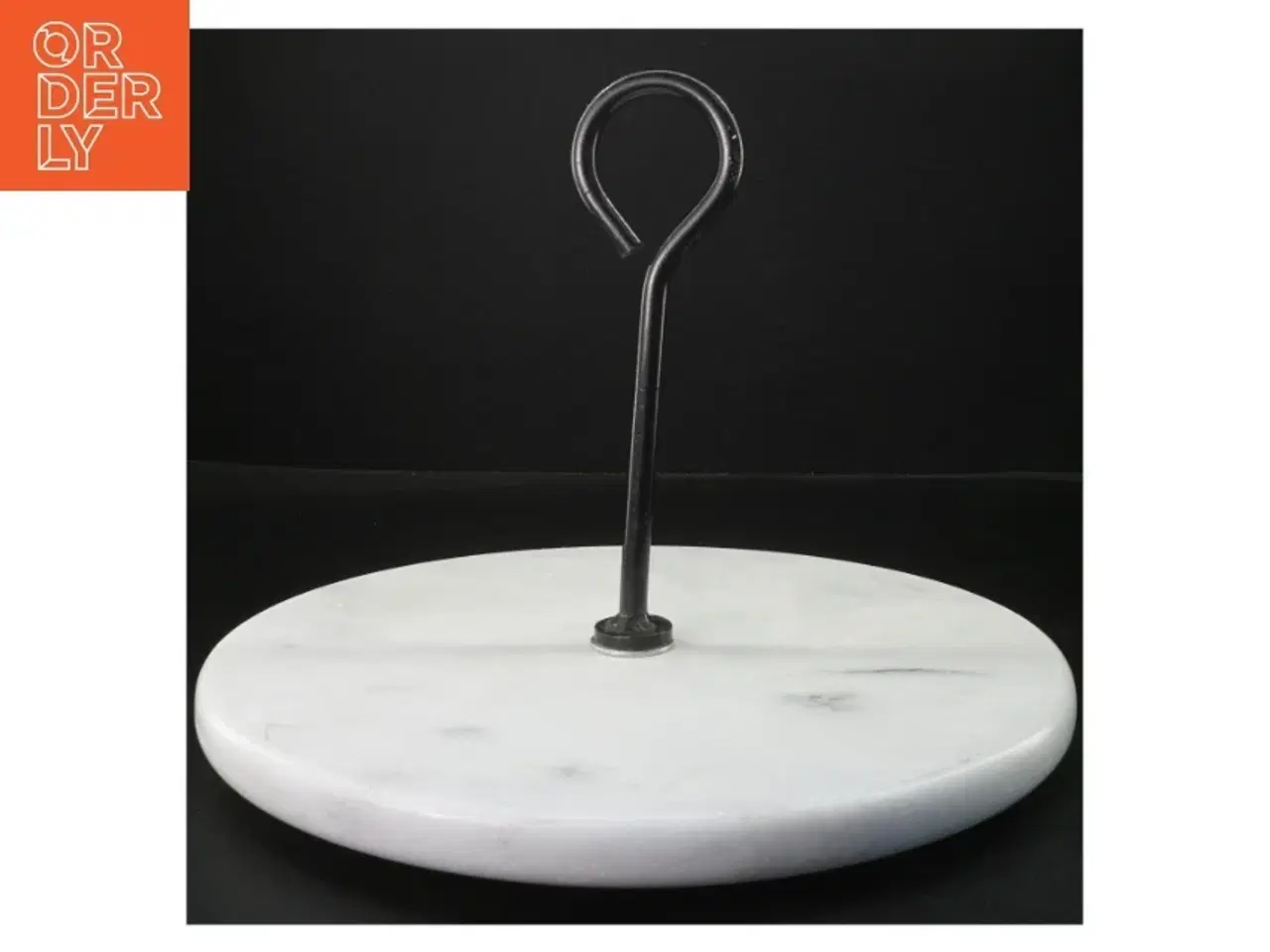 Billede 1 - Marmor ostefad (str. Ø 31x24 cm)