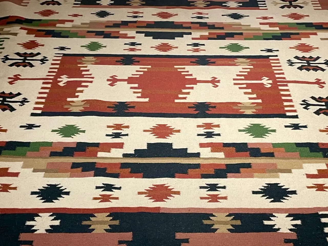 Billede 2 - ÆGTE KELIMTÆPPE I SKØNNE FARVER. 300 X 200.