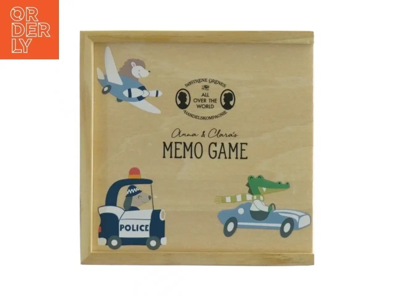 Billede 1 - Vendespil i træ (str. 11 x 11 cm)