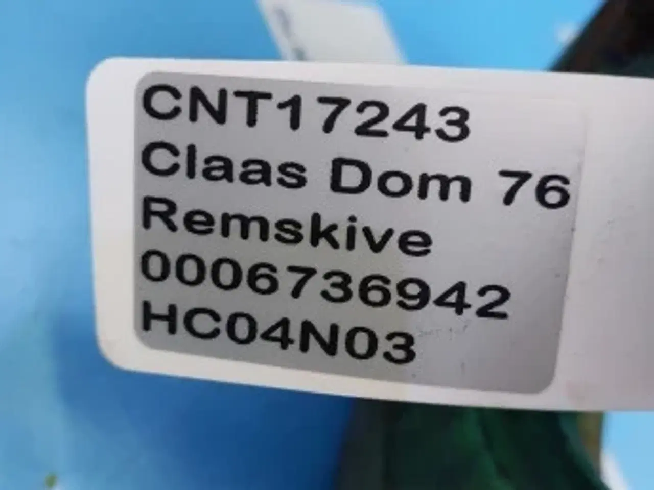 Billede 12 - Claas Dominator 76 Remskive 0006736942