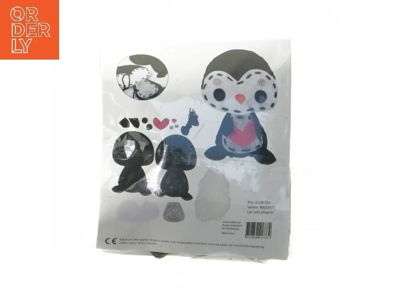 Billede 2 - Lav selv pingvin sæt (str. 13x12 cm)