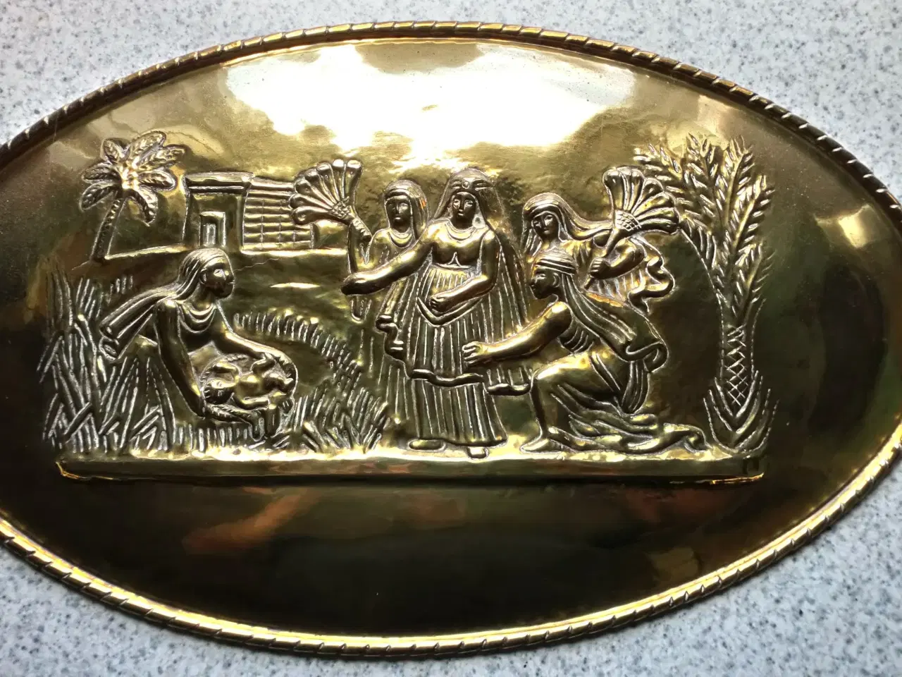 Billede 1 - 2 messing platter