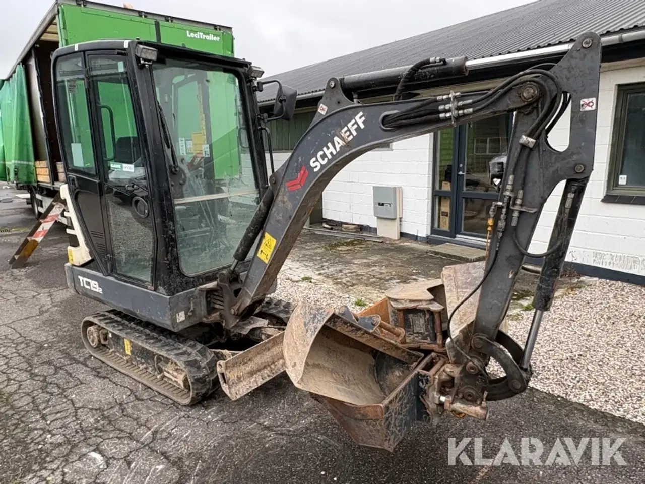 Billede 7 - Minigraver Yanmar TC19 med 4 skovle