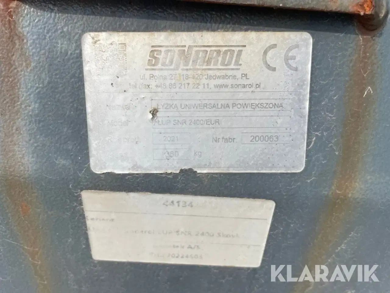Billede 7 - Skovl Sonarol LUP SNR 2400/EUR