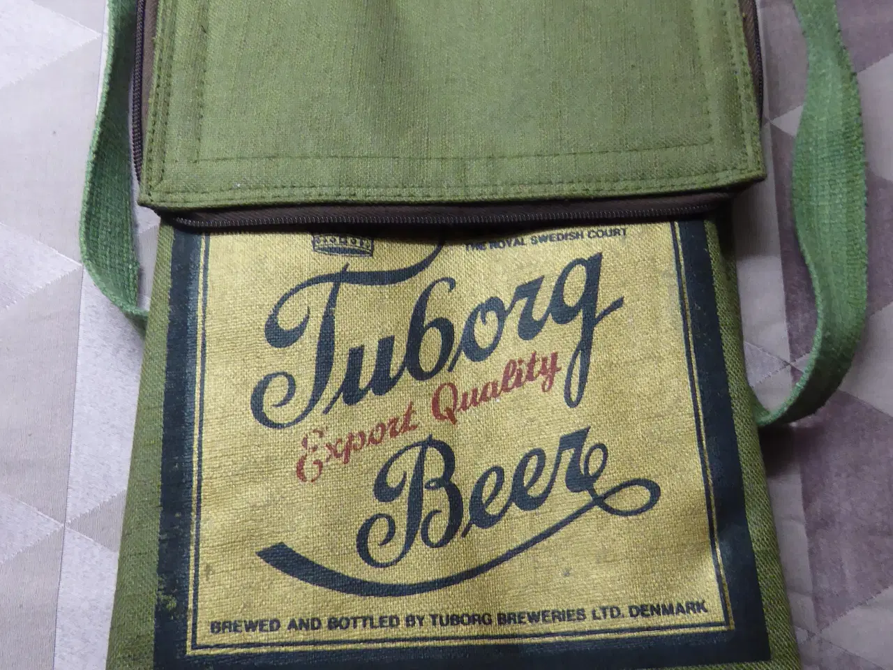 Billede 2 - Tuborg Beer termotaske i kraftig lærred