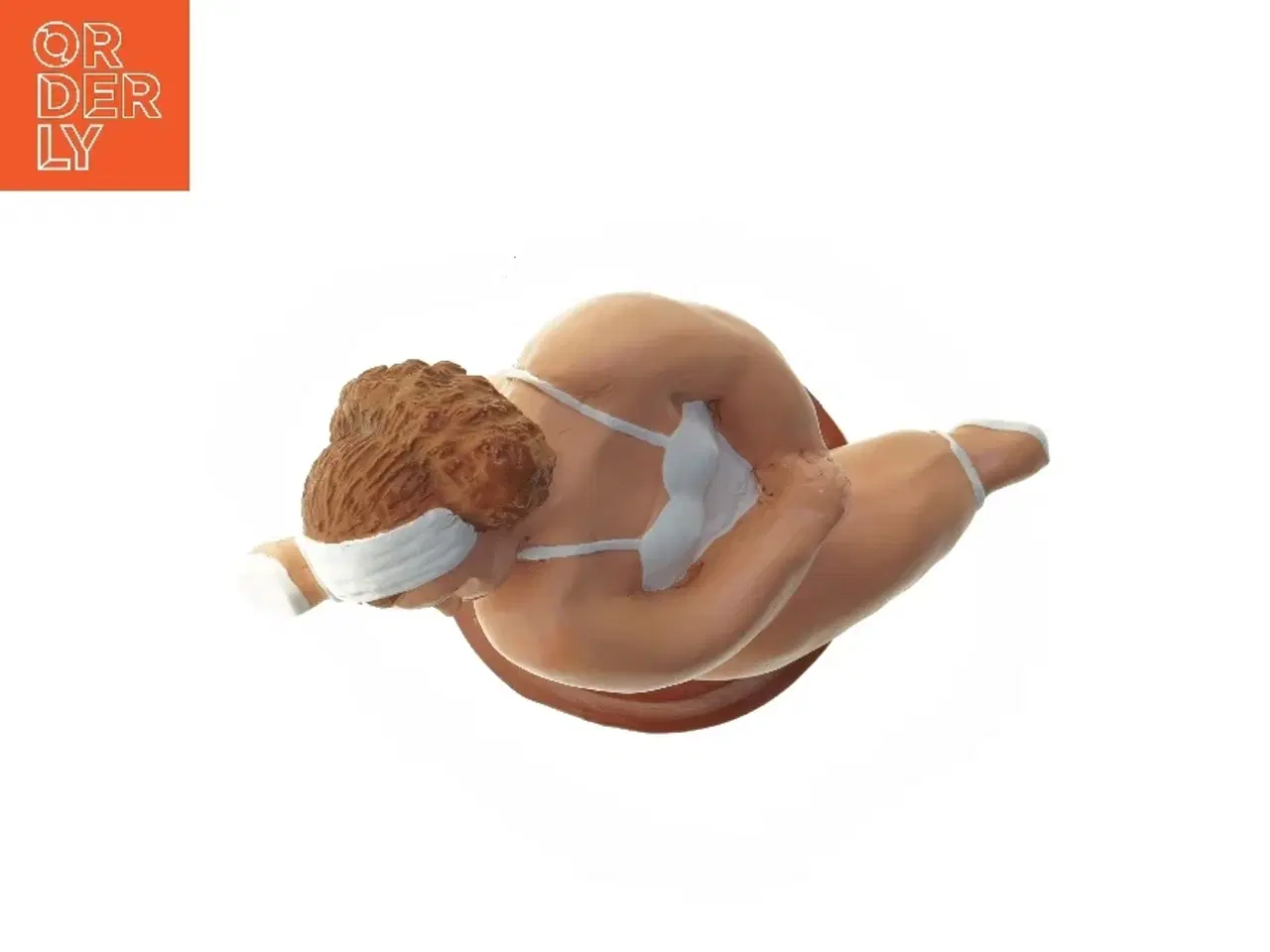 Billede 6 - Resinfigur af kvinde i yogastilling (str. 32 cm)