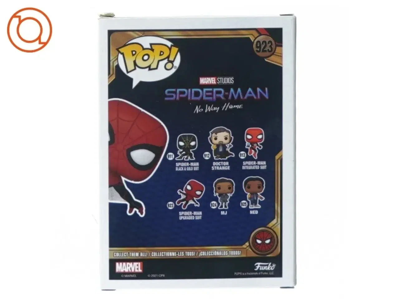 Billede 2 - Funko pop figur spiderman no way home 923 fra Marvel (str. 11 x 16 cm)