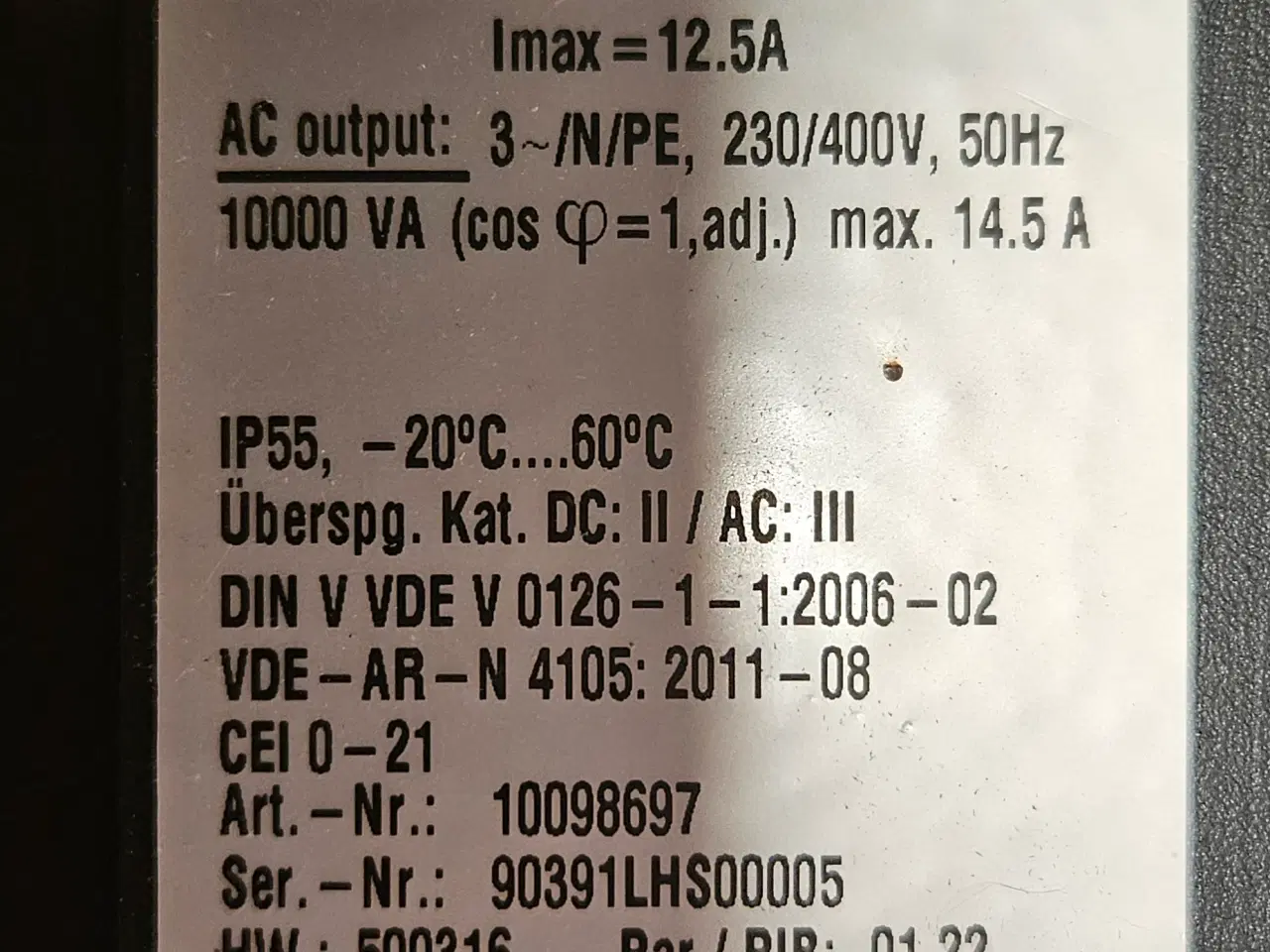 Billede 2 - Kostal Piko 10.1.   3xMPPT  inverter