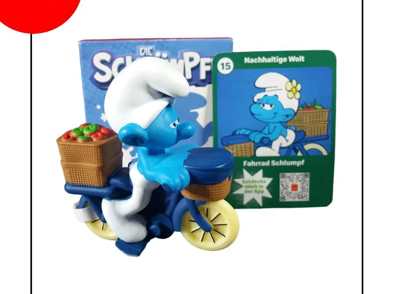 Billede 1 - Schleich 24933-15 Vanity Smurf on Bike (McDonalds 