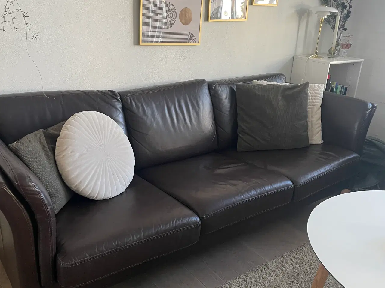 Billede 3 - Brun lædersofagruppe 