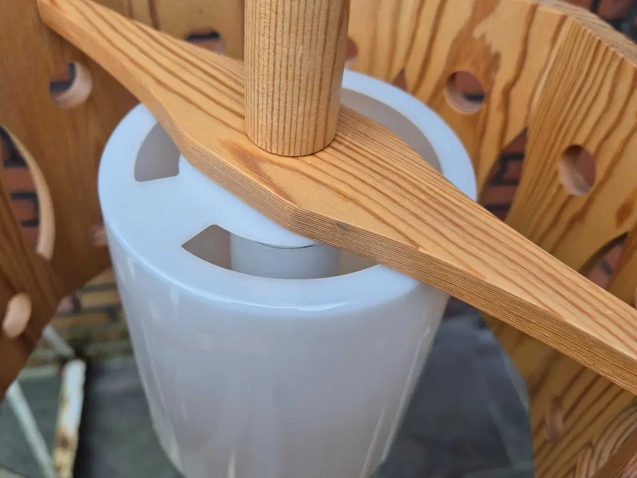 Billede 11 - Sjældne svenske retrolamper i fyrretræ 