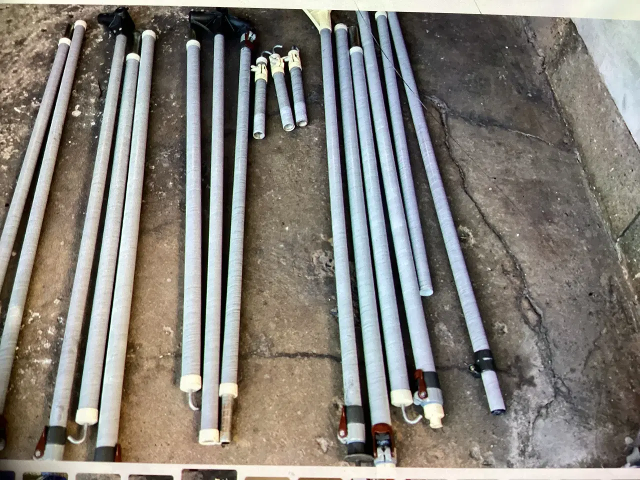 Billede 1 -  Carbon stænger med isofix 