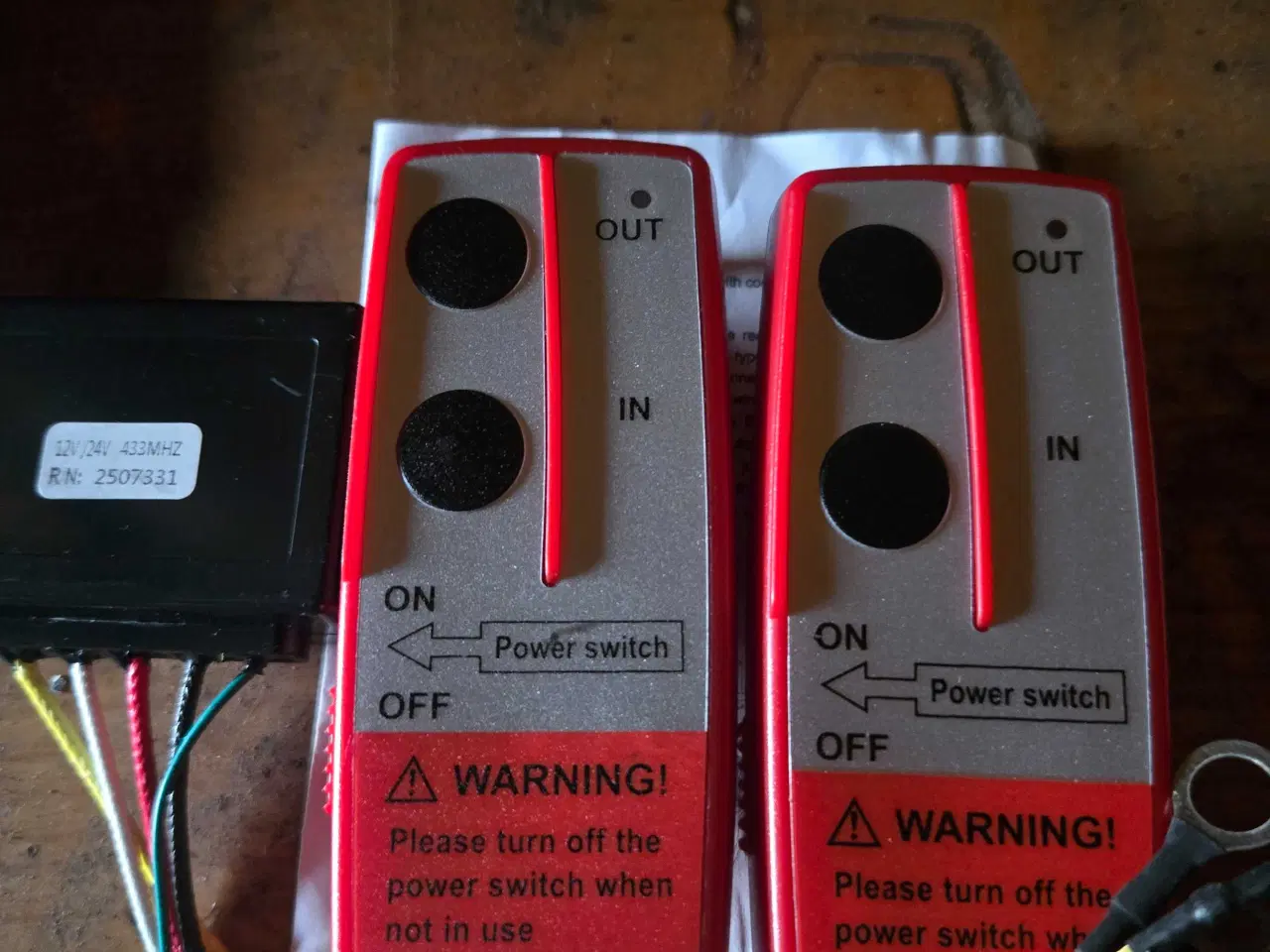 Billede 1 - Fjernbetjeninger til 12/24 volt 