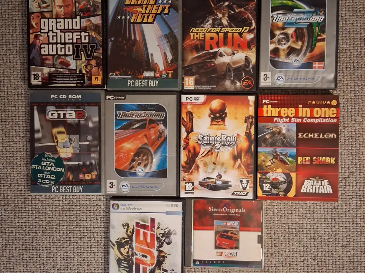 Billede 1 - GTA og bilspil / Flysimulator til PC