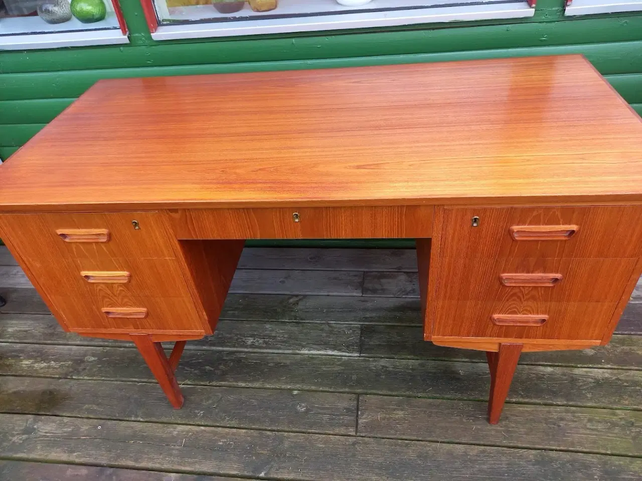 Billede 1 - Teak skrivebord