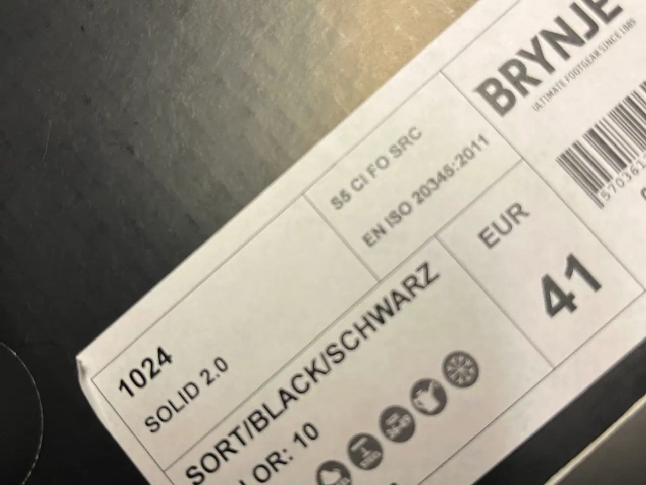 Billede 2 - Ny 41 st sikkerheds støvle