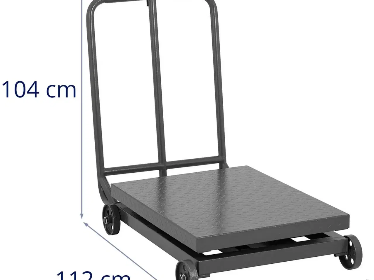 Billede 5 - Industrivægt – 1.000 kg / 200 g – hjul 