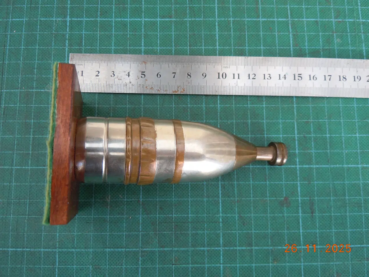 Billede 5 - Granatspids, 37mm, Dansk, Cigarklipper, ca. 1900.