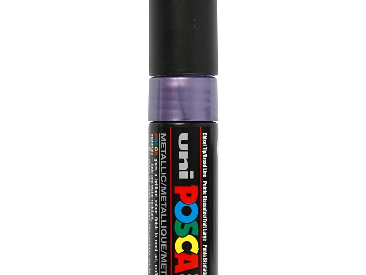 Billede 1 - Posca Tusch, PC-8K, streg 8 mm, broad, metallic violet, 1 stk.