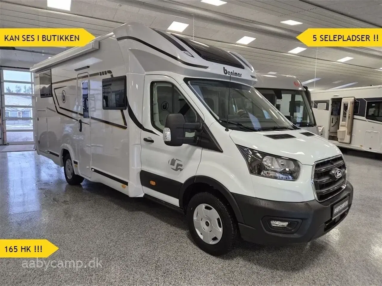 Billede 1 - 2026 - Benimar Tessoro 463   Automatgear. Dieselfyr. 12V kompressor køl.  200W solcelle. Markise. Tv. 5 selepladser. Batteri. Helårsdæk. p-sensor for og bag. Bakkamera.