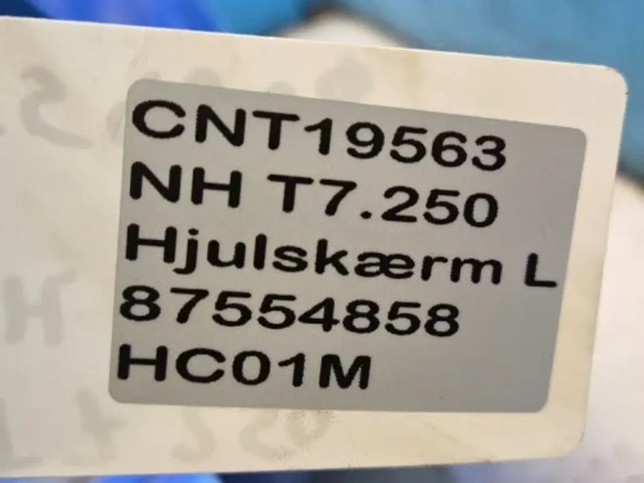 Billede 14 - New Holland T7 Hjulskærm L. 87554858