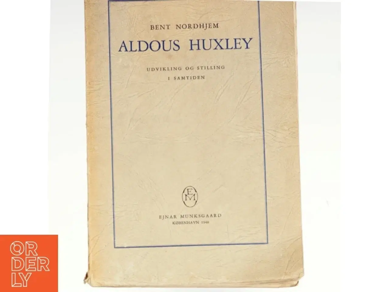Billede 1 - Aldous Huxley. Udvikling og stilling i samtiden af Bent Nordhjem (bog)