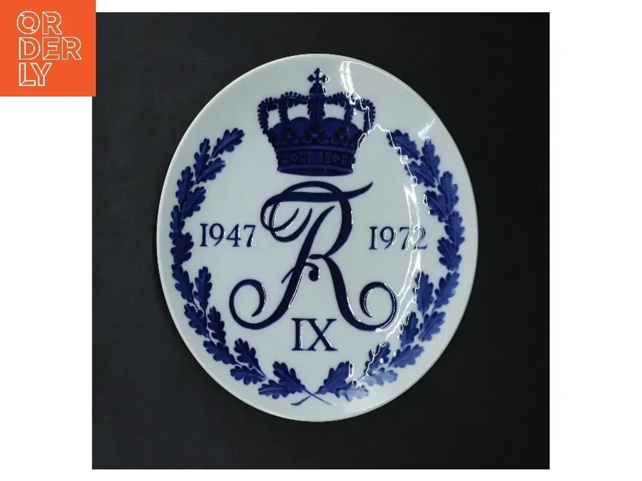 Billede 1 - Royal Copenhagen jubilæumsplatte fra Royal Copenhagen (str. Ø 18 cm)