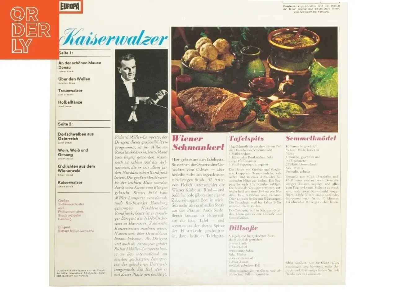 Billede 2 - Kaiserwalzer LP fra Constanze