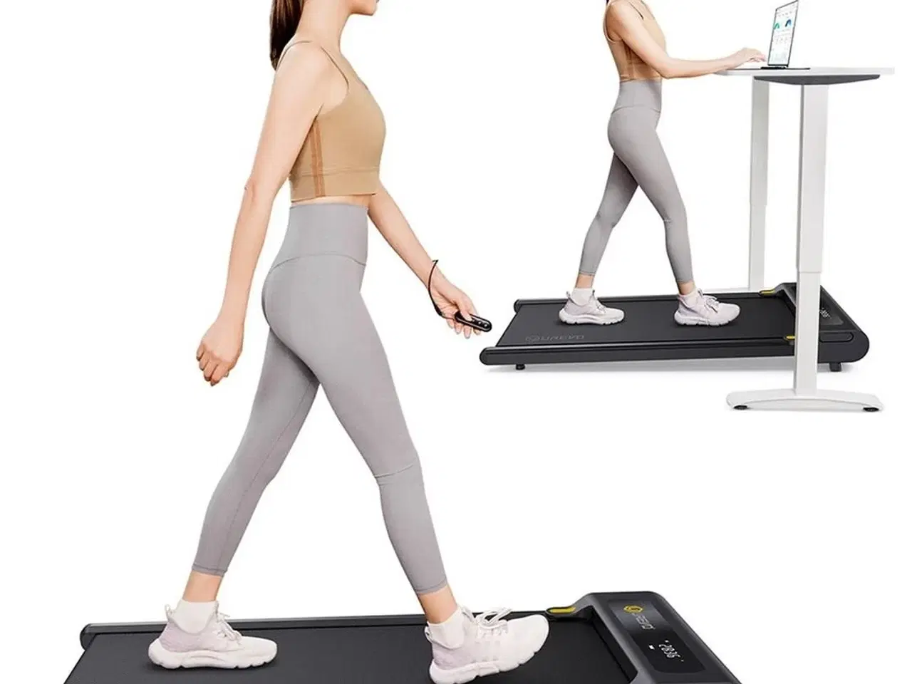 Billede 7 - Løbebånd walkingpad UREVO E3S – kompakt kontor- og hjemmetræning
