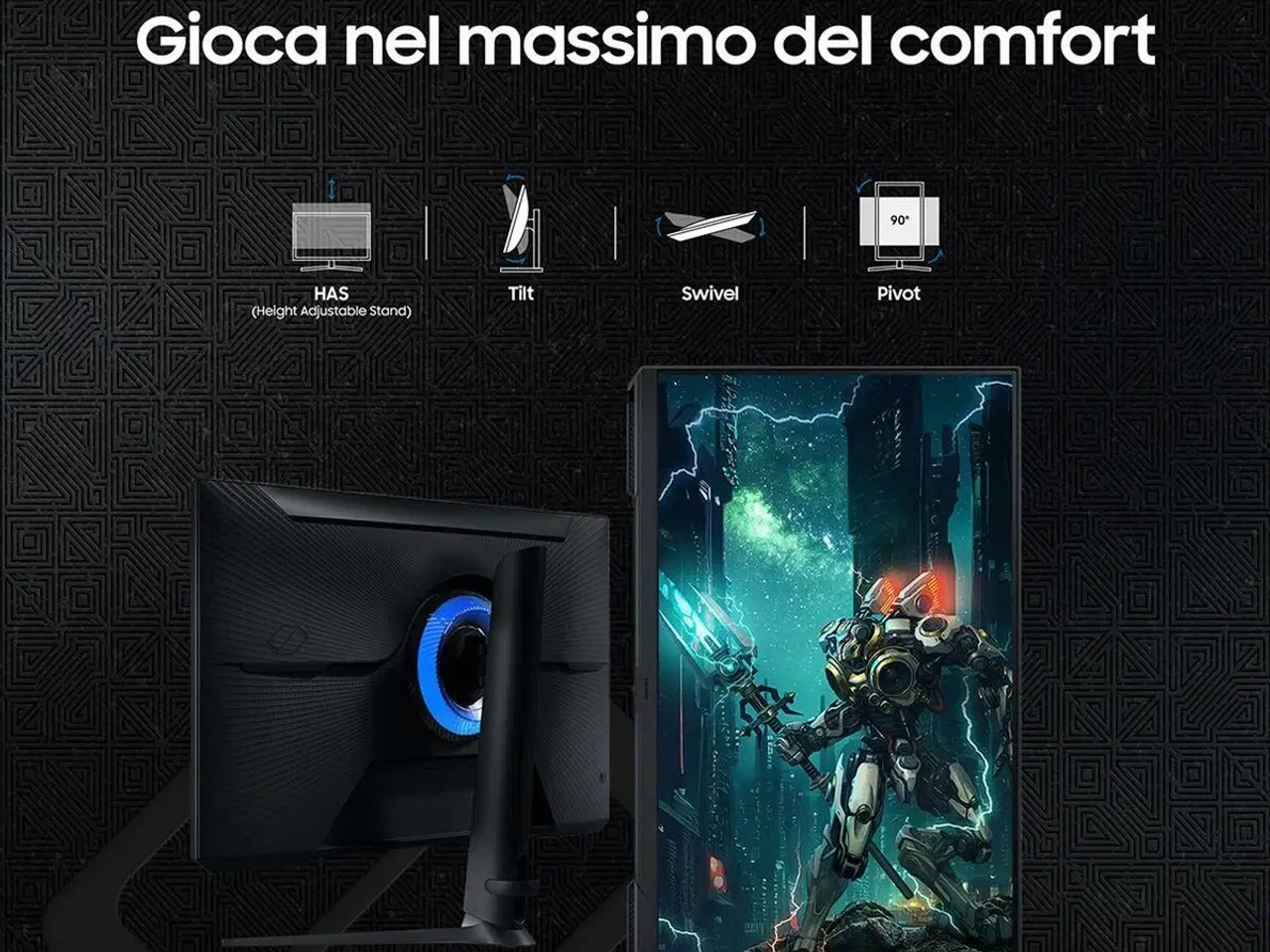 Billede 2 - Gaming skærm Samsung G30D 27" Full HD 180 Hz