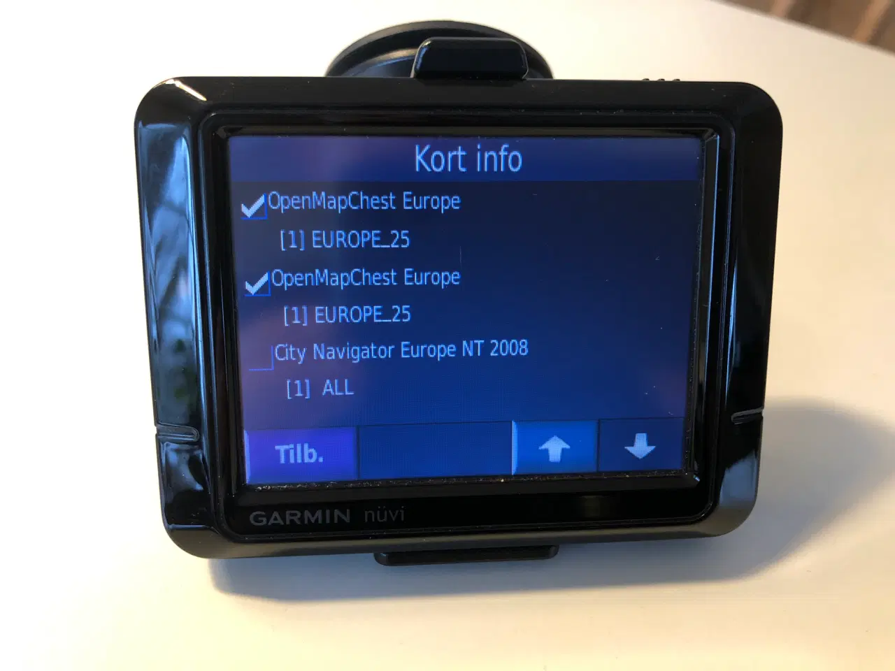 Billede 2 - Garmin Nüvi 250 BLK med nyeste OpenMapChest kort