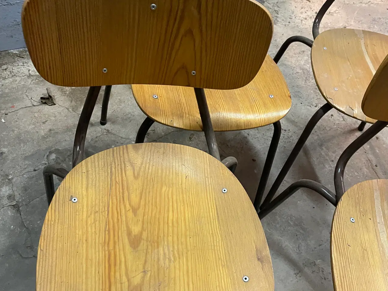 Billede 3 - 4 stk. ældre stole