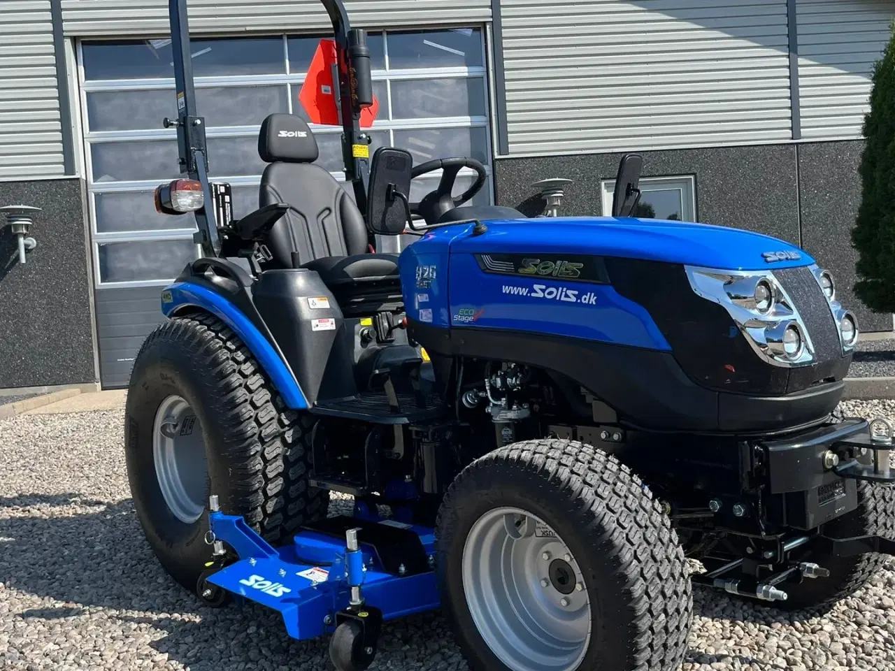 Billede 11 - Solis 26 HST Hydrostat Turf hjul og klipperbord