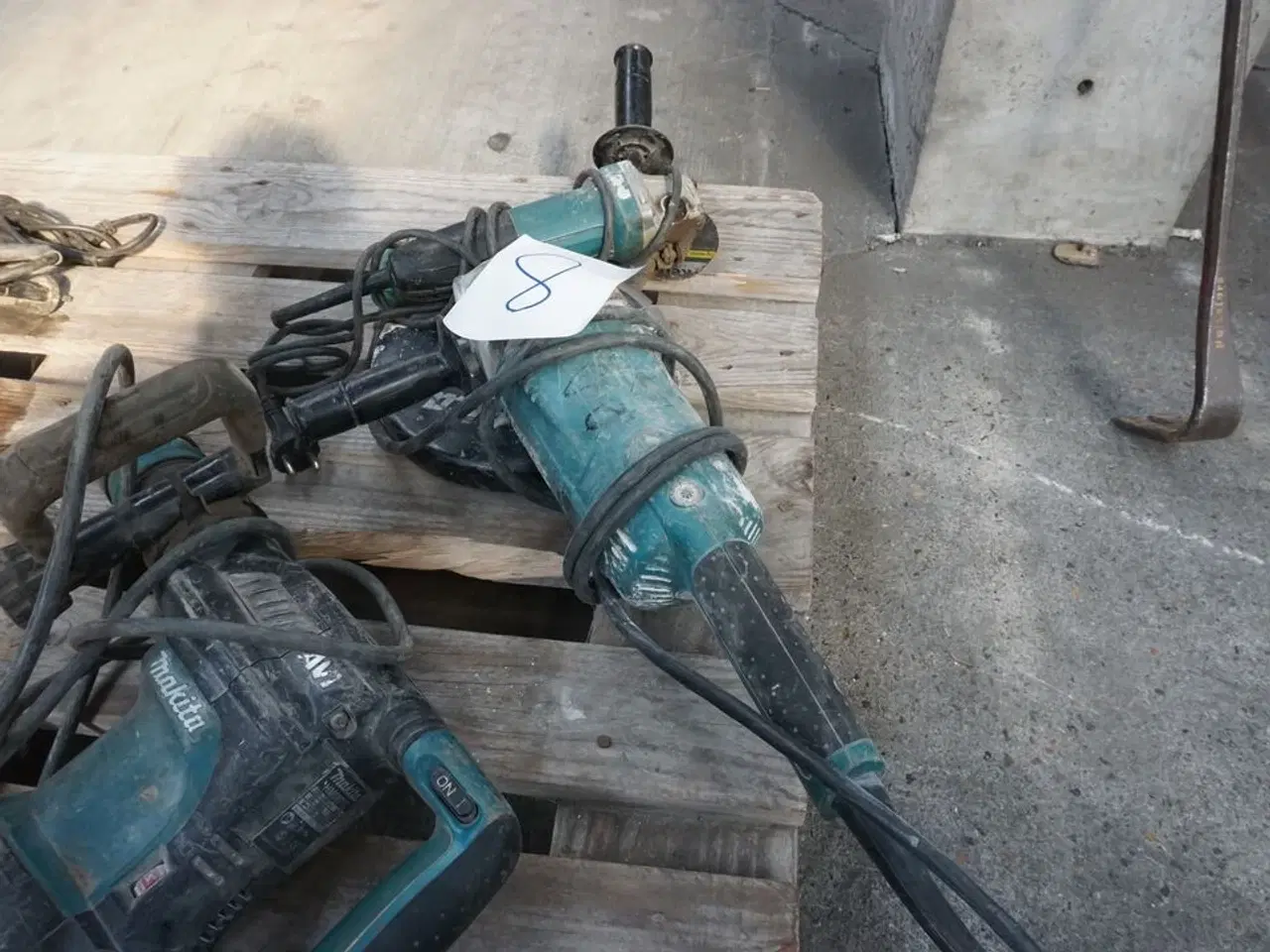 Billede 5 - 2 stk. Vinkelsliber + borehammer MAKITA