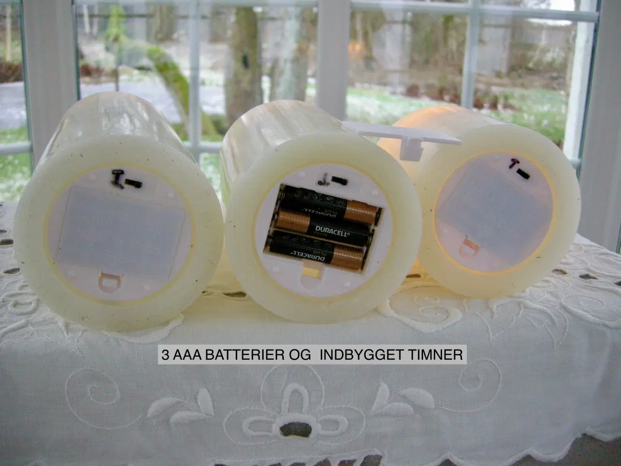 Billede 4 - SOMPEX LED stearinlys, Bloklys, Bevægelig flamme