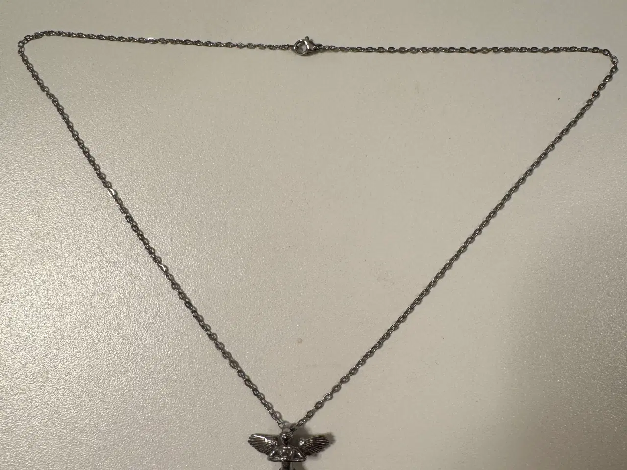 Billede 1 - Sølvbelagt halskæde sælges 