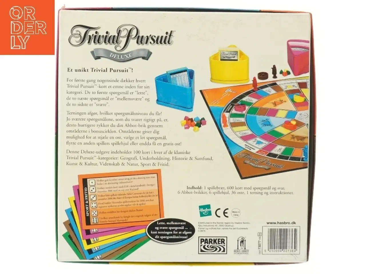 Billede 2 - Trivial Pursuit Deluxe brætspil fra Hasbro (str. 27x27 cm)