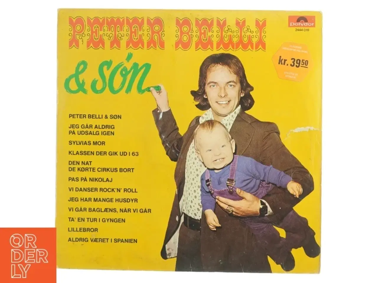 Billede 1 - Peter Belli & Søn - Dansk Rock Compilation Vinyl fra Polydor (str. 31 x 31 cm)