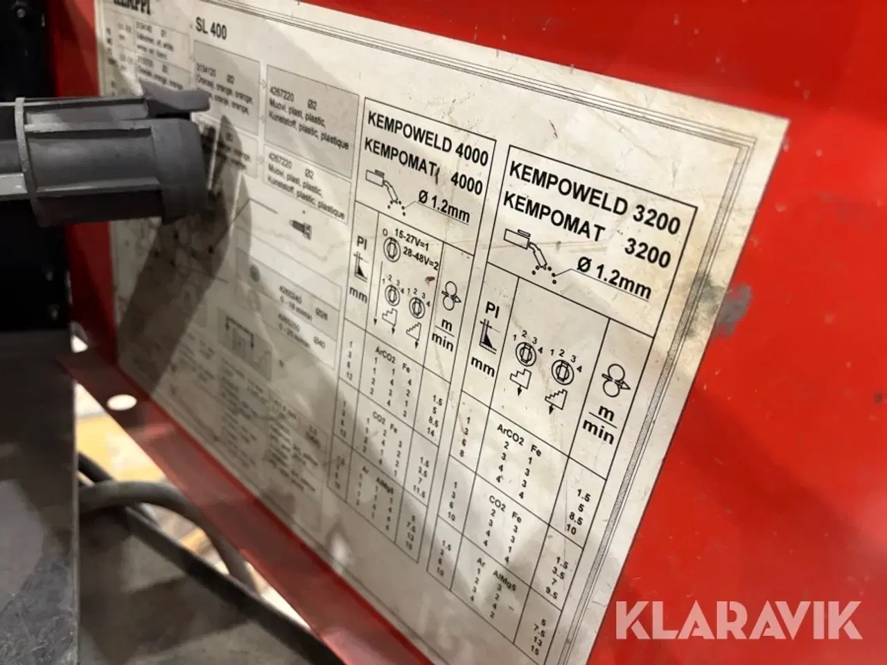 Billede 10 - Svejsemaskine Kemppi Kempoweld wire400 og 4000W
