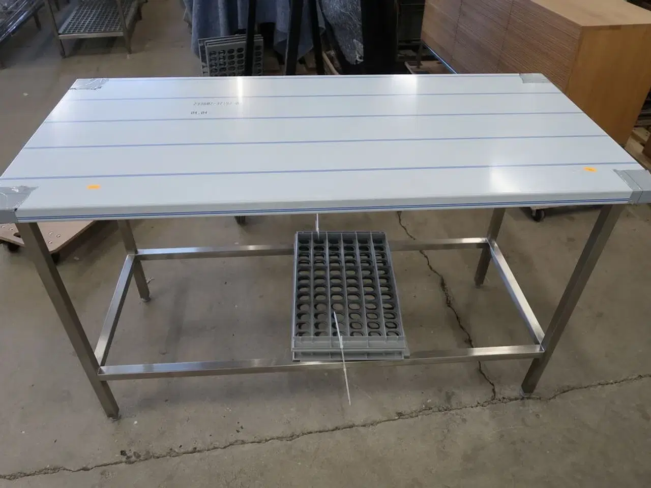 Billede 2 - Rustfri stålbord 140x65xH90cm