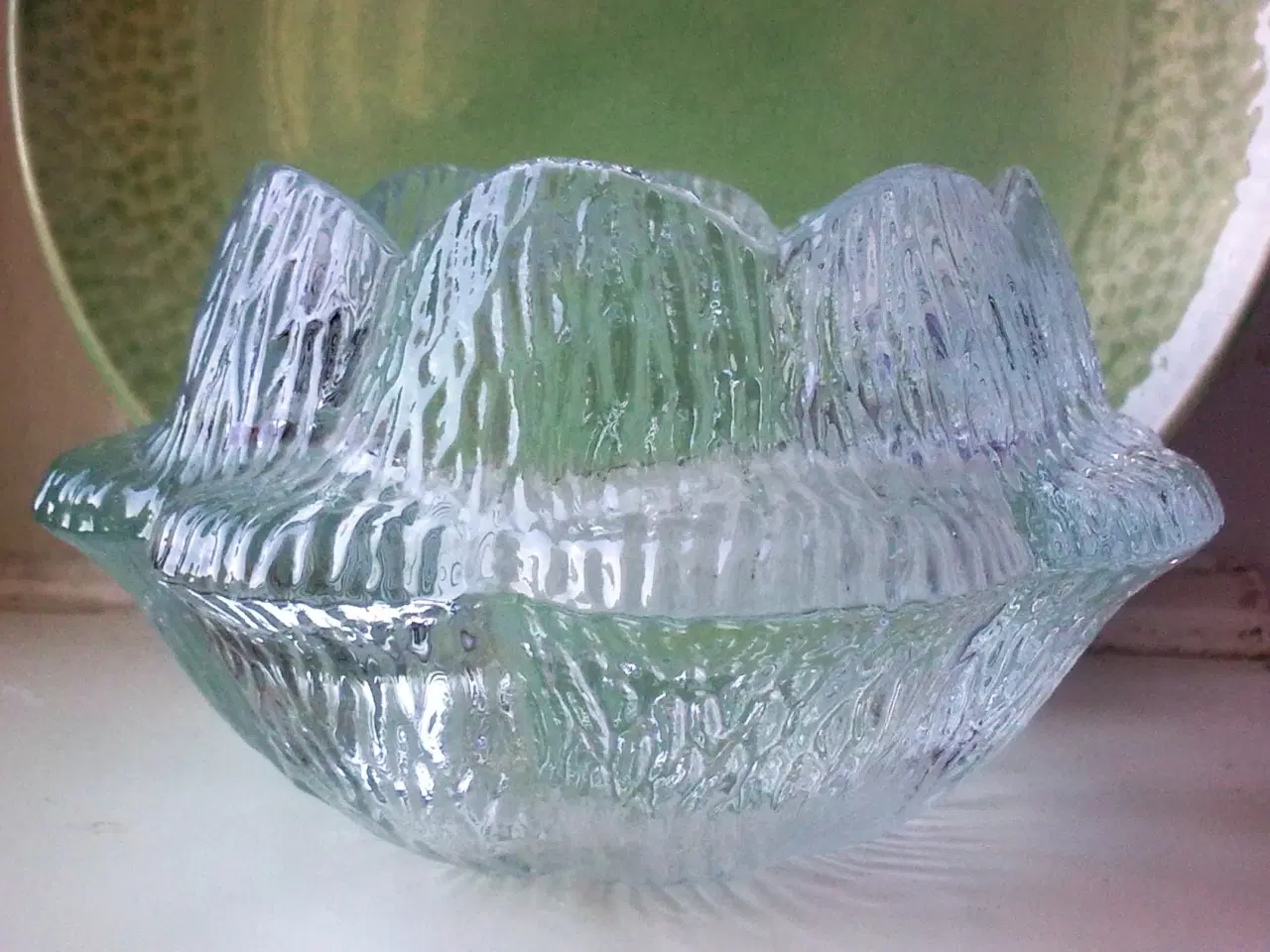 Billede 19 - Holmegaard 10 stk. SW æg is glas blomst KREA