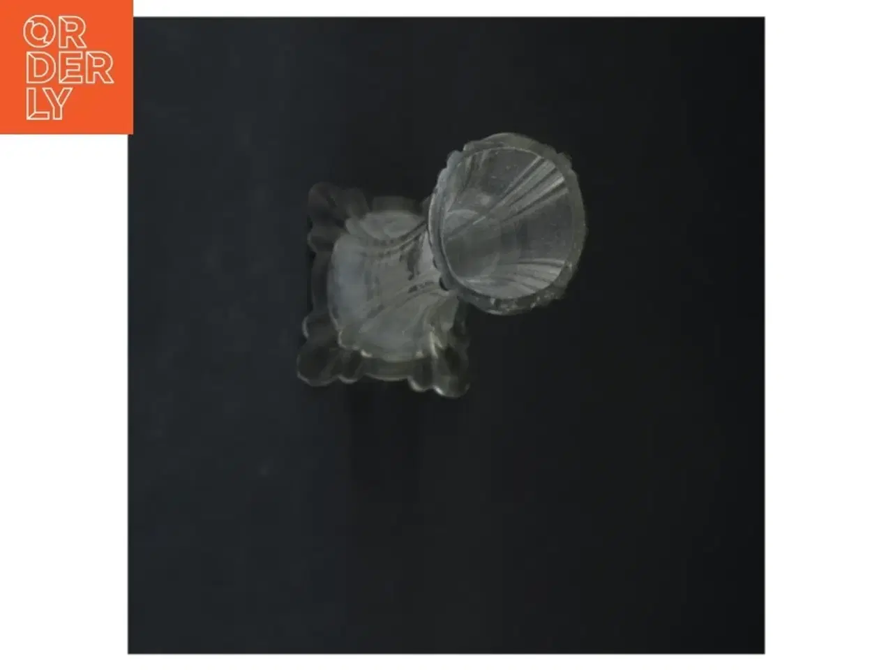 Billede 2 - Antik liljevase Glasvase (str. 32x8 cm)