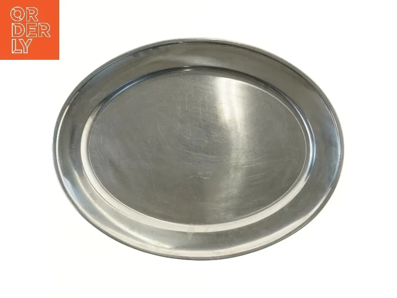 Billede 1 - Oval metal fad (str. 55x42 cm)