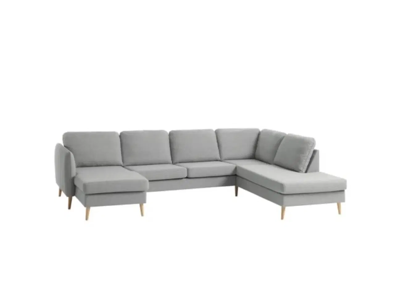Billede 2 - U-sofa i lysegrå