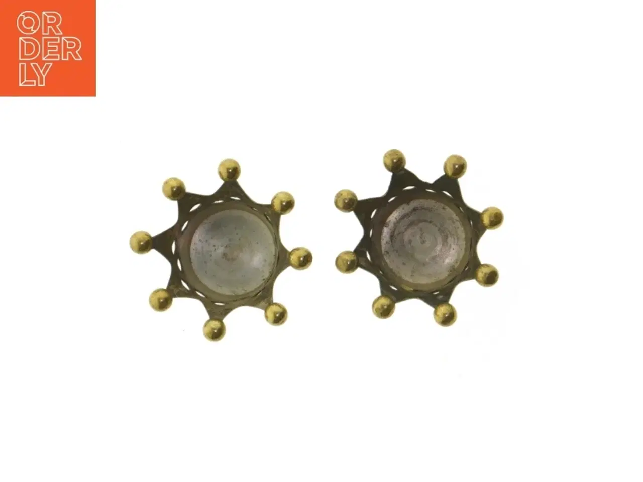 Billede 3 - Messinglysestager fra Kgs Lyngby (str. 8 cm)