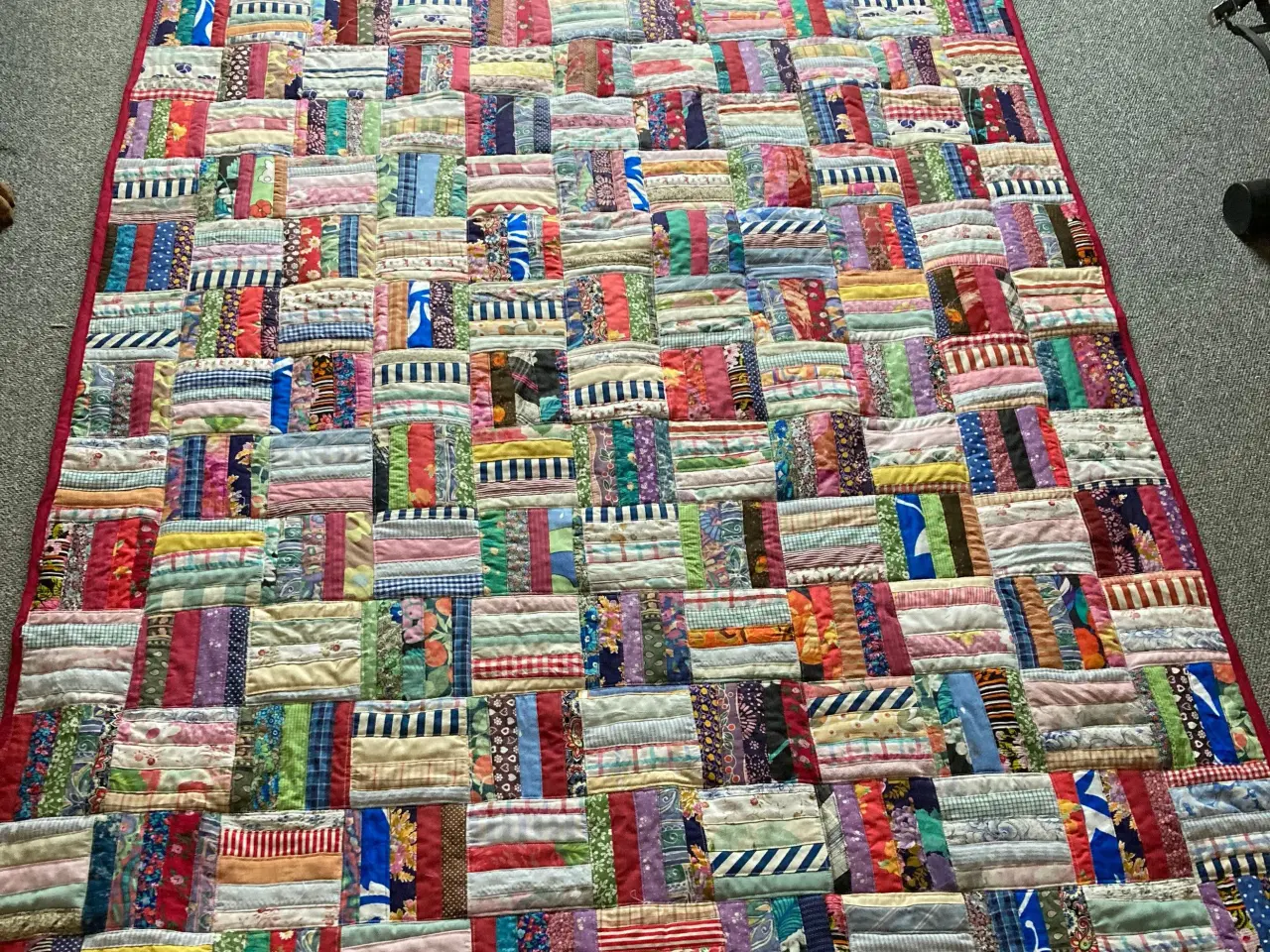 Billede 1 - patchwork sengetæppe 116 -200 cm