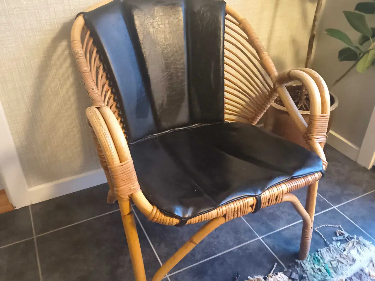 Billede 3 - Vintage bambusstol