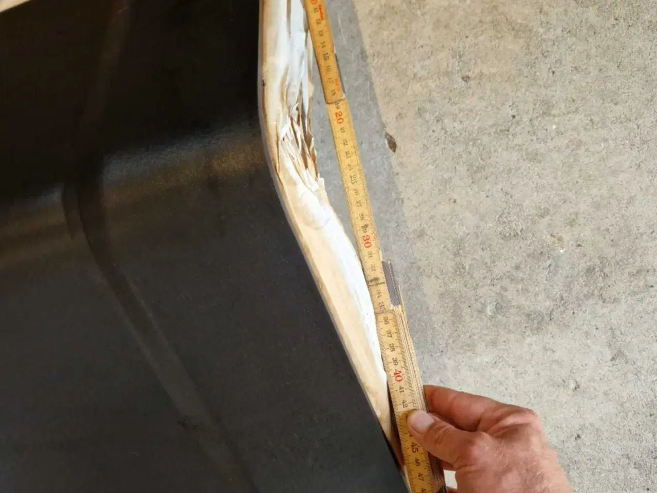 Billede 4 - Swisspearl vinkelrygning 35gr. 300mm flig sortblå