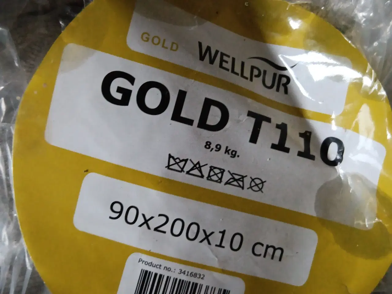 Billede 1 - Wellpur Gold T110 topmadras