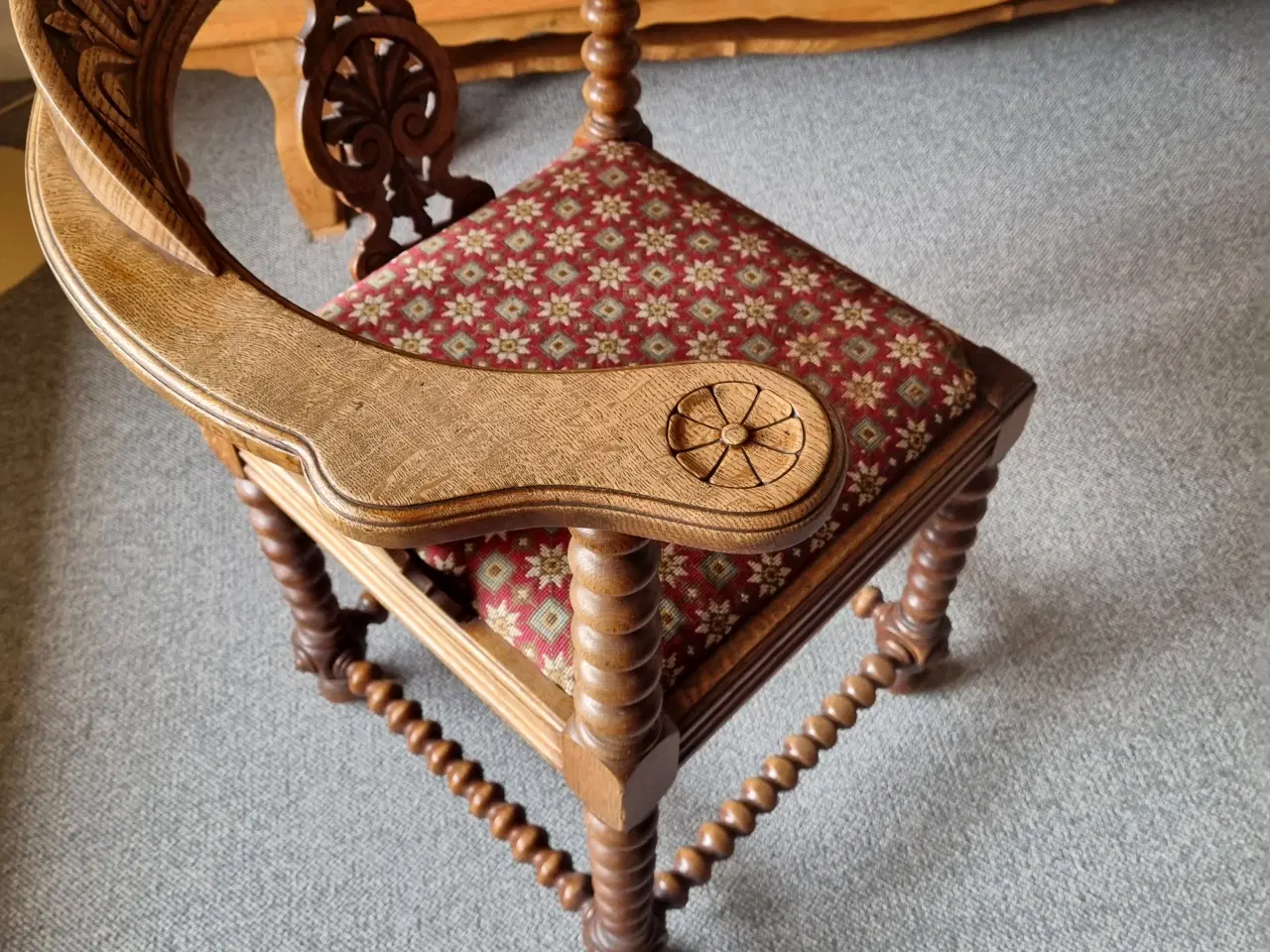 Billede 2 - Antik flot stol